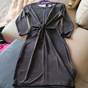 Ann Taylor Black and White Long Sleeve Dress- new with tags.